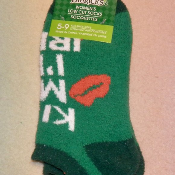 SAINT PATRICK"S DAY * LOW CUT SOCKS * BUNDLE OF FIVE PAIRS * SHOE SIZE 5-9 * NEW - Picture 3 of 8